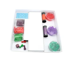 Tout Pour le Jeu C2C Boite carré avec cale - 260 x 260 x 43 mm - blanc avec sabot intérieur
