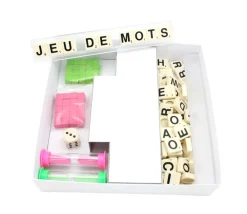 Tout Pour le Jeu C1C Boite jeu carré avec cale 220 x 220 x 48 mm blanche à personnaliser