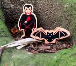 Tout Pour le Jeu Chauve-souris en bois 8.5 x 3 x 2.4 cm