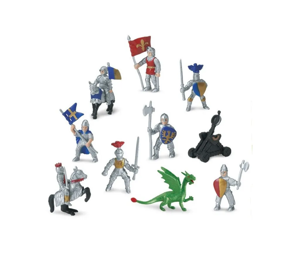 Tout Pour le Jeu Chevaliers et dragon : 10 figurines de jeu