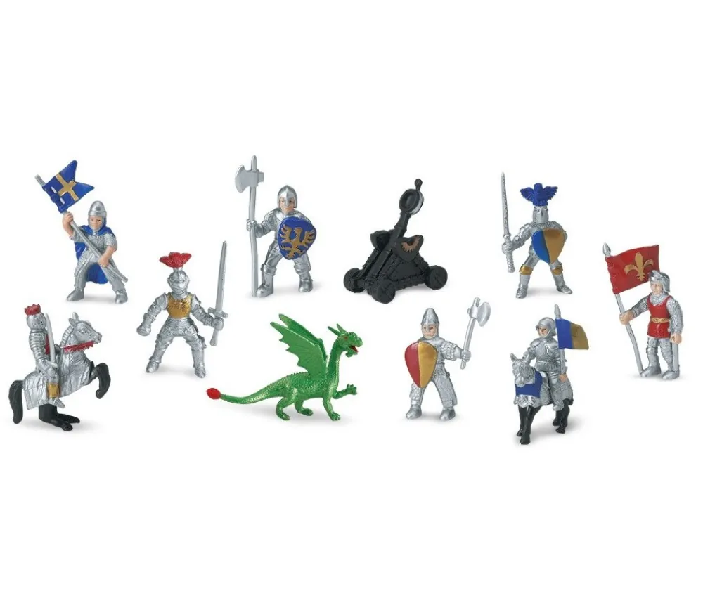 Tout Pour le Jeu Chevaliers et dragon : 10 figurines de jeu