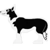 Tout Pour le Jeu Chien en bois 66 x 77 x 15 mm