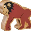 Tout Pour le Jeu Chimpanzé singe en bois 8 x 7.5 x 2.4 cm