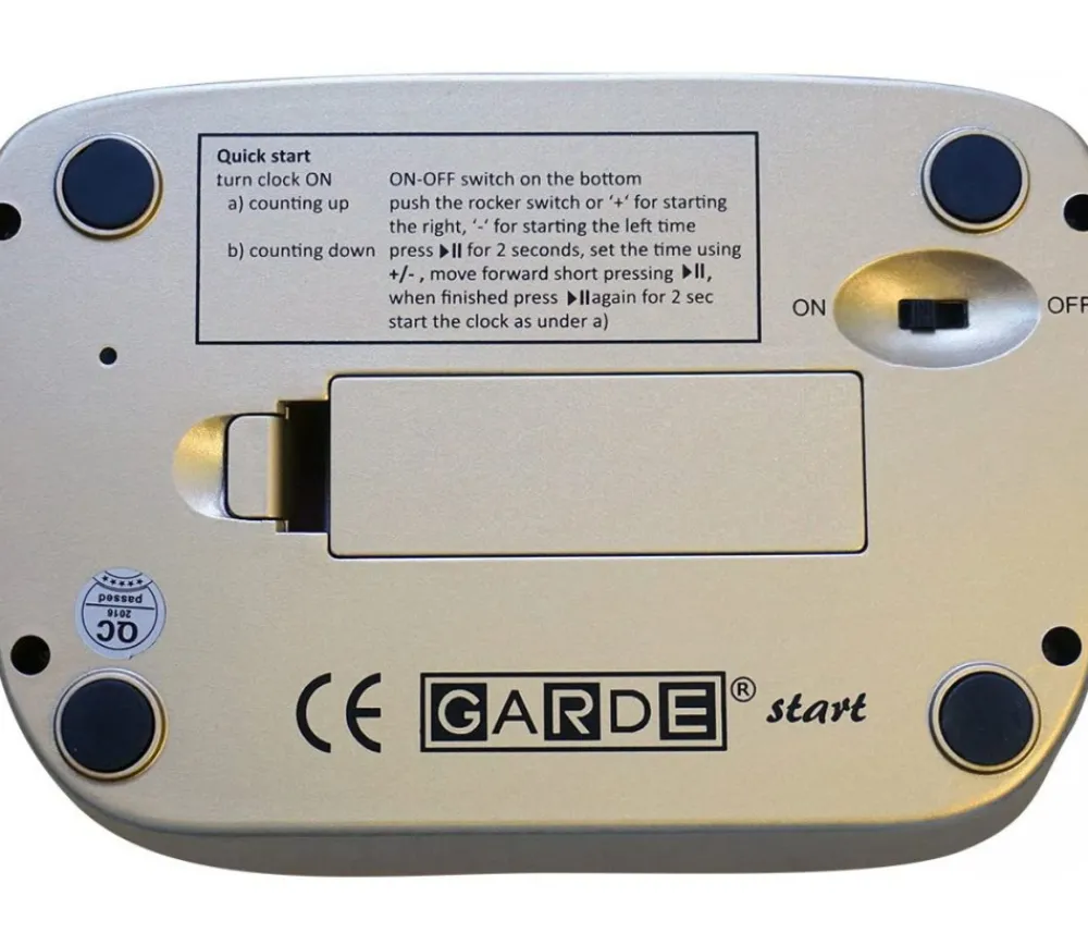 Tout Pour le Jeu Chronomètre GARDE Start timer digital Echec - 14 cm