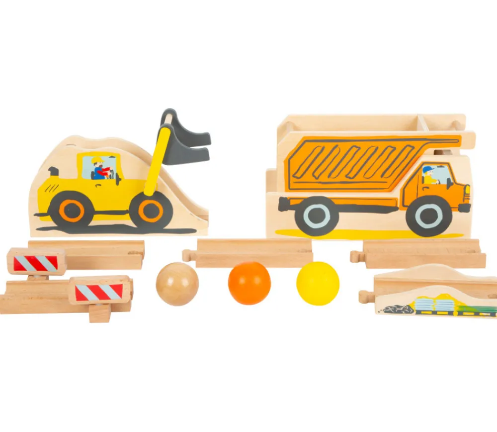 Tout Pour le Jeu Circuit à boules Chantier Junior en bois