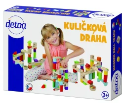 Enfant Tout Pour le Jeu Circuit de billes en bois 58 pièces