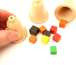 Tout Pour le Jeu Cloche en bois 30 x 40 mm - clochette pion