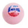 Tout Pour le Jeu Cochonnet FUN "j'ai les boules" hêtre 3 cm rose