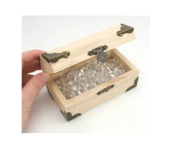 Tout Pour le Jeu Coffre au trésor naturel 12 x 6.5 x 6 cm pirate
