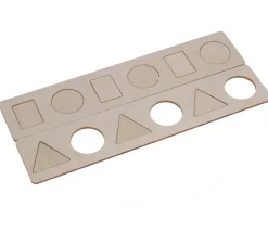 Tout Pour le Jeu Coffret 10 puzzles et 40 formes géométriques bois