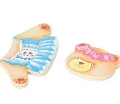 Tout Pour le Jeu Coffret 6 puzzles ours en bois à habiller avec émotion