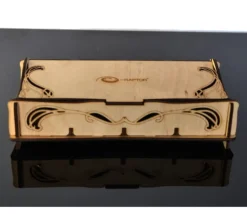 Tout Pour le Jeu Coffret bois 4 compartiments 24.5 x 12.5 x 6 cm Elven