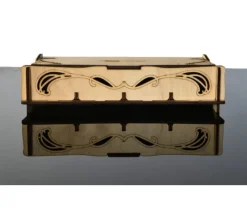 Tout Pour le Jeu Coffret bois 4 compartiments 24.5 x 12.5 x 6 cm Elven