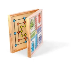 Tout Pour le Jeu Coffret bois 100 jeux de société junior classiques