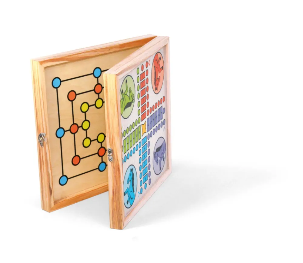 Tout Pour le Jeu Coffret bois 100 jeux de société junior classiques