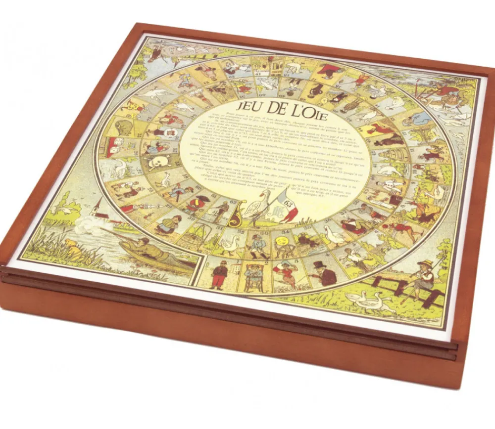 Tout Pour le Jeu Coffret bois 5 jeux vintage traditionnels