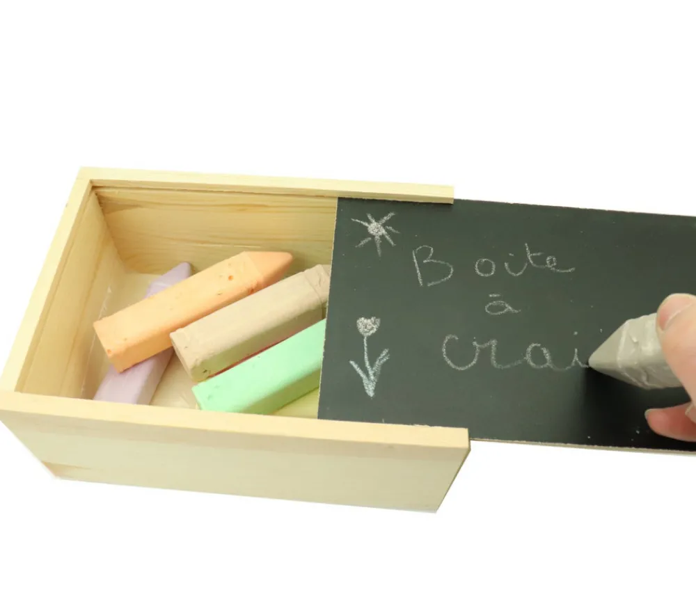 Tout Pour le Jeu Coffret bois 17.5 x 12.4 x 7.4 cm couvercle ardoise M1