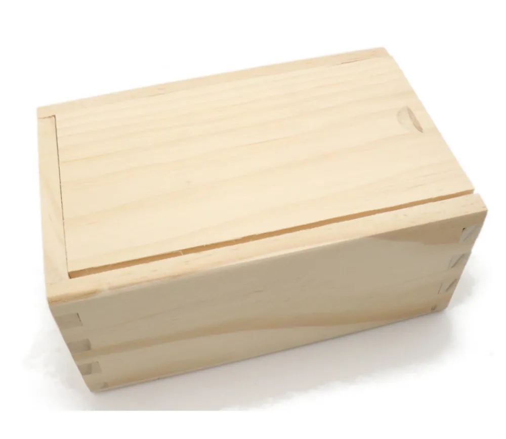 Tout Pour le Jeu Coffret bois avec glissière pour accessoires jeux 14 x 9 x 6.2 cm
