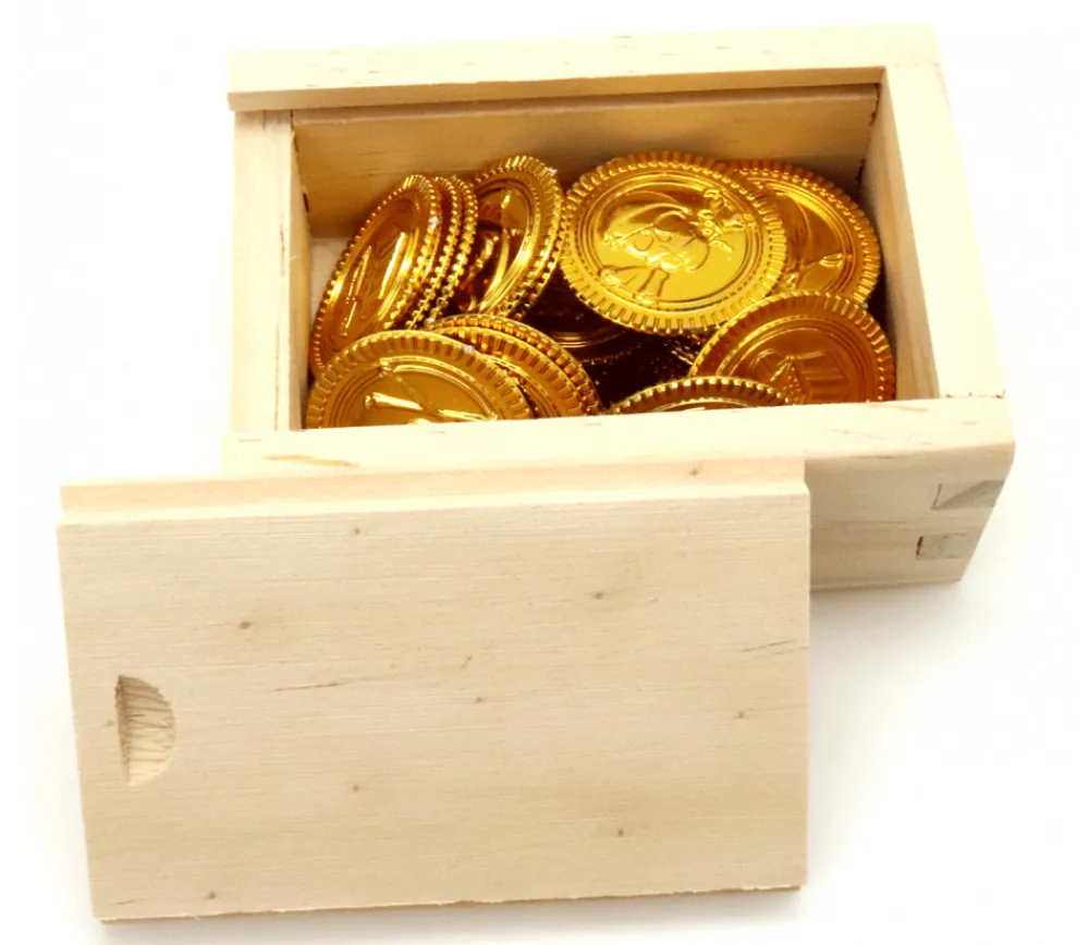 Tout Pour le Jeu Coffret bois avec glissière 10 x 7 x 4 cm pour accessoires jeux