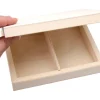 Tout Pour le Jeu Coffret bois cartes (2 compartiments) 155 x 120 x 35 mm