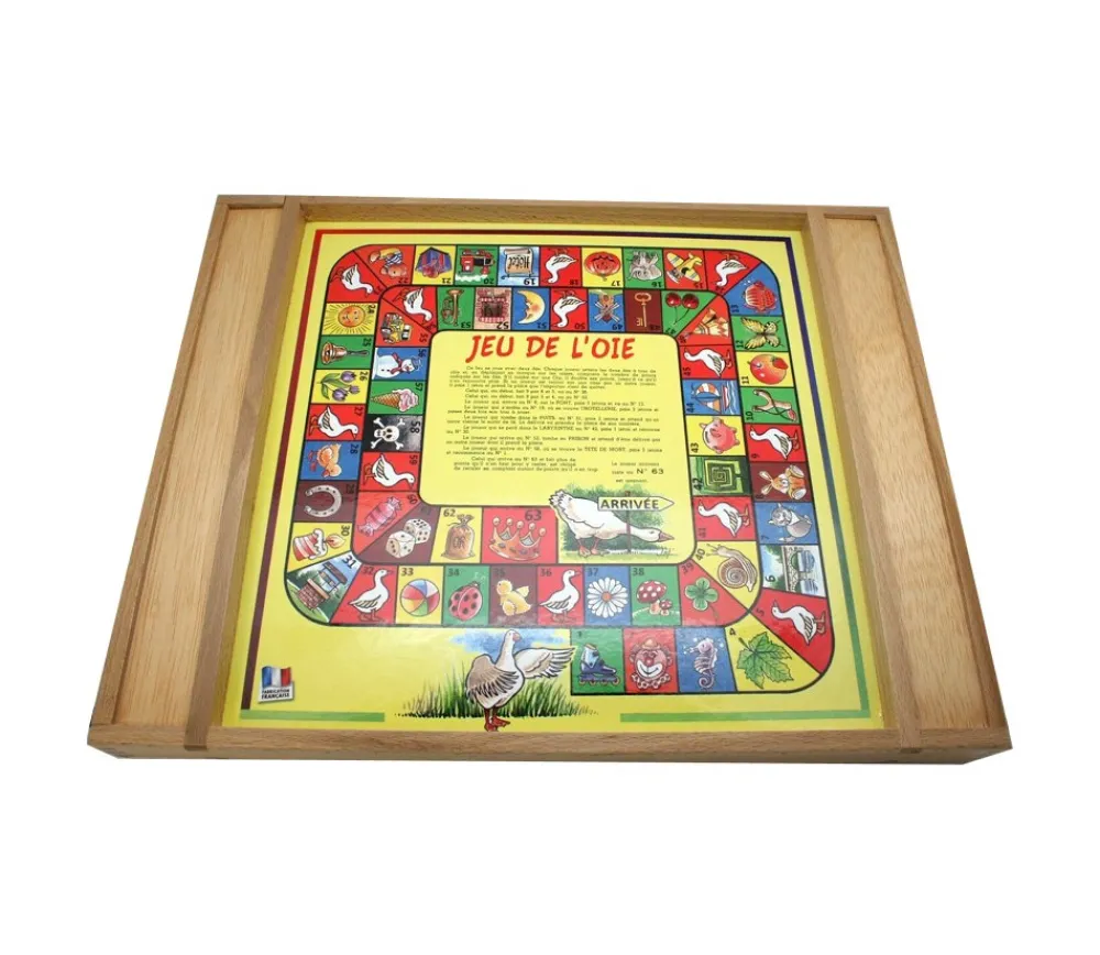 Tout Pour le Jeu Coffret bois Dada oie petits chevaux - jeu tradition français