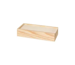 Tout Pour le Jeu Coffret bois M glissière pour jeu cartes ou accessoires jeux 18.5 x 8.4 x 4.8 cm
