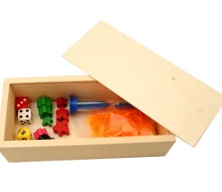 Tout Pour le Jeu Coffret bois M glissière pour jeu cartes ou accessoires jeux 18.5 x 8.4 x 4.8 cm