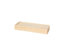Tout Pour le Jeu Coffret bois M+ long glissière 26.5 x 10.5 x 7 cm