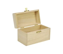 Tout Pour le Jeu Coffret bois 13x8x7 cm charnières pour accessoires de jeux