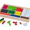 Tout Pour le Jeu Coffret cuisenaire 300 cubes et bâtonnets bois calcul et jeux
