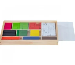 Tout Pour le Jeu Coffret cuisenaire 300 cubes et bâtonnets bois calcul et jeux