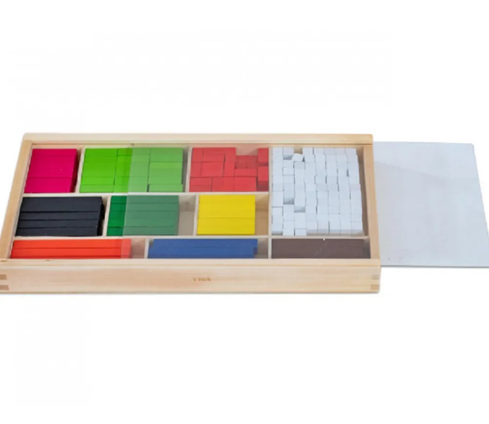 Tout Pour le Jeu Coffret cuisenaire 300 cubes et bâtonnets bois calcul et jeux