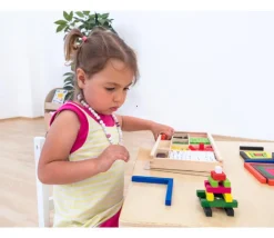 Tout Pour le Jeu Coffret cuisenaire 300 cubes et bâtonnets bois calcul et jeux