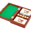 Tout Pour le Jeu Coffret dés et cartes à jouer (mini piste intégrée)