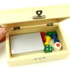 Tout Pour le Jeu Coffret en bois 15 x 9 x 6 cm avec charnières