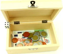 Tout Pour le Jeu Coffret en bois 15 x 9 x 6 cm avec charnières