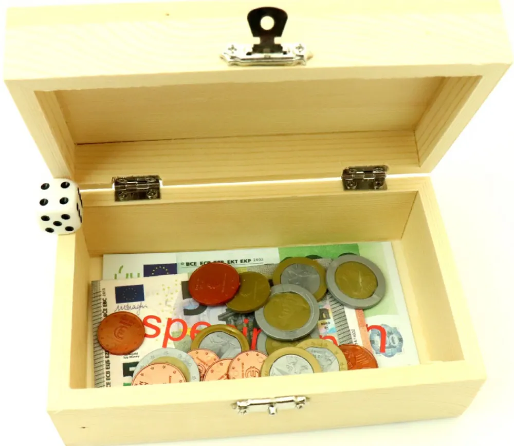 Tout Pour le Jeu Coffret en bois 15 x 9 x 6 cm avec charnières