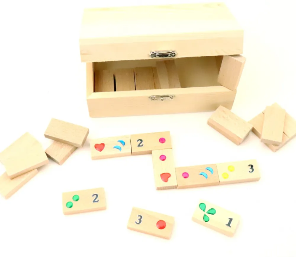 Tout Pour le Jeu Coffret en bois 15 x 9 x 6 cm avec charnières