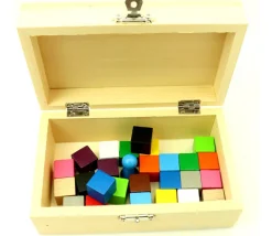 Tout Pour le Jeu Coffret en bois 15 x 9 x 6 cm avec charnières