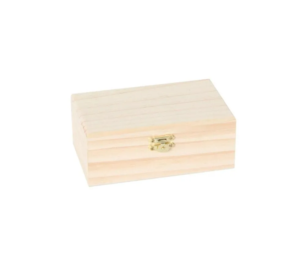 Tout Pour le Jeu Coffret en bois 15 x 9 x 6 cm avec charnières