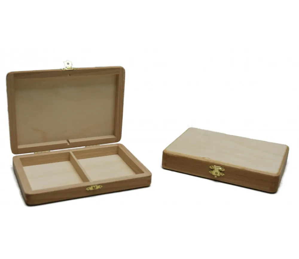 Tout Pour le Jeu Coffret en bois pour 2 jeux de cartes à jouer
