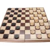 Tout Pour le Jeu Coffret Jeu de dames bois plateau 30 cm pliable + 40 pions - fabrication France