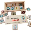 Enfant Tout Pour le Jeu Coffret Mémo de Noël en bois - Fabrication France