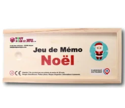 Enfant Tout Pour le Jeu Coffret Mémo de Noël en bois - Fabrication France