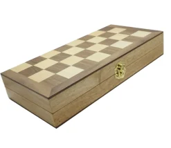 Tout Pour le Jeu Coffret pliant échec bois marqueté 28 cm