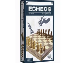 Tout Pour le Jeu Coffret pliant échec bois marqueté 28 cm