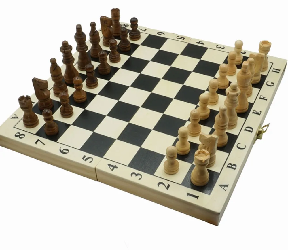 Tout Pour le Jeu Coffret pliant jeu échec 28 cm : plateau+32 pièces