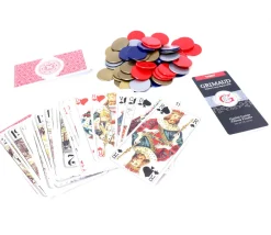 Tout Pour le Jeu Coffret Tarot luxe avec jeu de cartes et jetons façon cuir - Grimaud expert