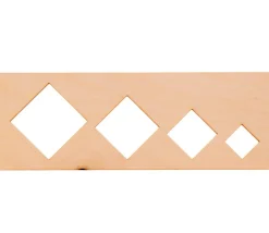 Tout Pour le Jeu Coffret traçage formes géométriques - 8 pochoirs bois