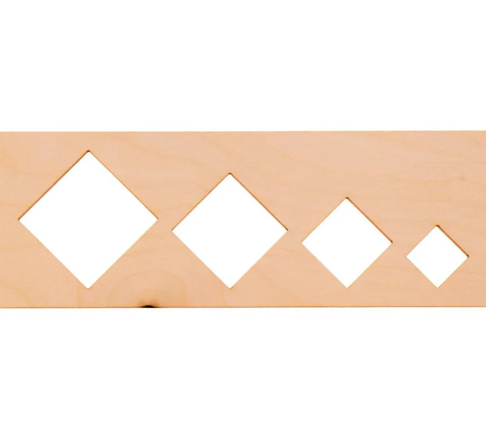Tout Pour le Jeu Coffret traçage formes géométriques - 8 pochoirs bois